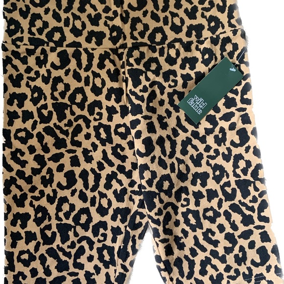 Leopard Print Bike Shorts High Rise Stretch Wild Fable Size Medium - Picture 6 of 8
